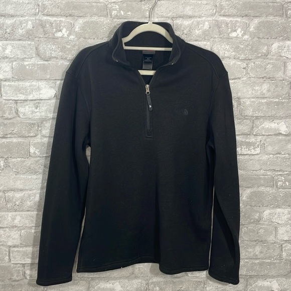The North Face Black 1/2 Zip Pullover Sweatshirt - Picture 1 of 6